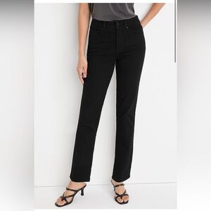 m jeans by maurices™ Everflex™ Straight High Rise Black Jean